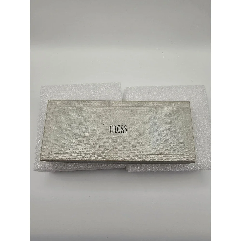 Cross 2142 Ballpoint Pen Matte Gray Chrome Trim NOS with Original Box